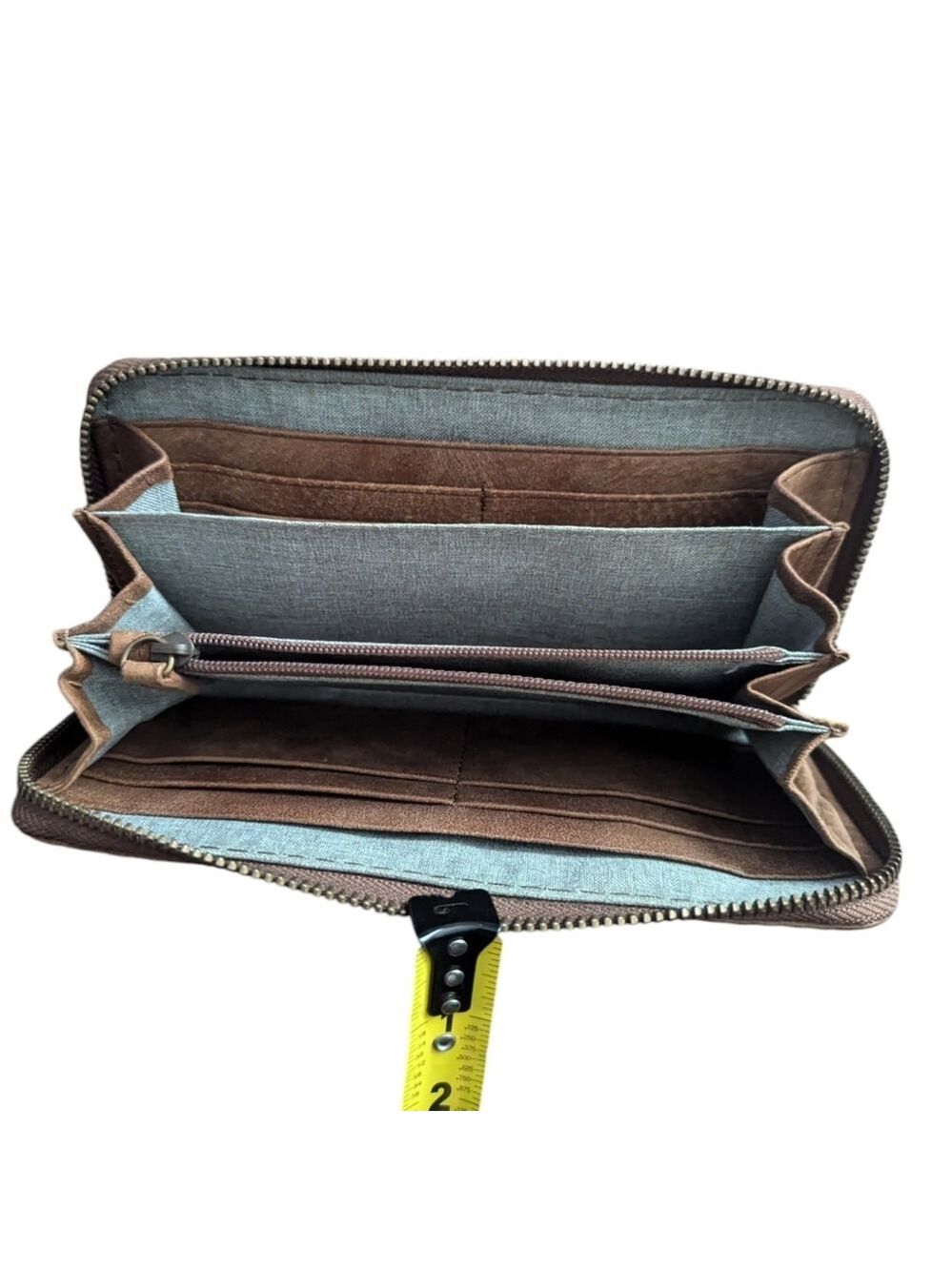Roots Tribe Zip Around Clutch - Picture 4 of 10